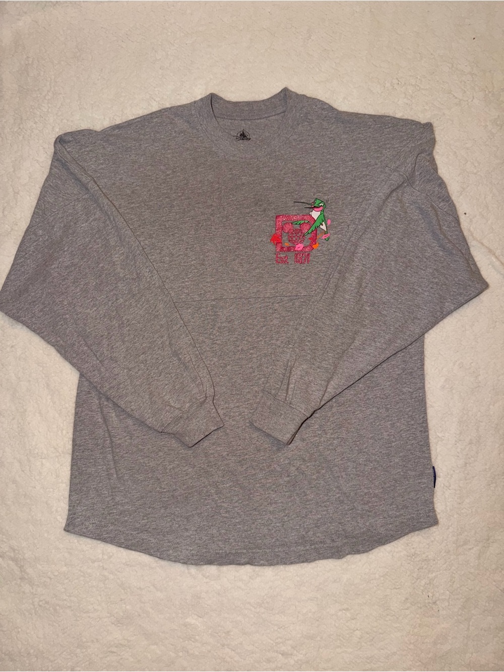 Disney Parks Disney World Spirit Jersey Woodland Creatures Animals Grey Adult S